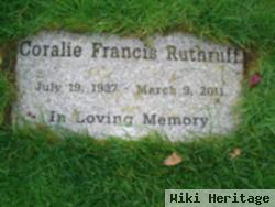 Coralie Francis "cori" Holman Ruthruff