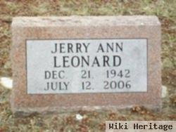 Jerry Ann Leonard