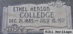 Ethel Henson Colledge