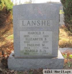 Dr Harold F. Lanshe