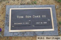 Tom Ben "tommy" Dake, Iii