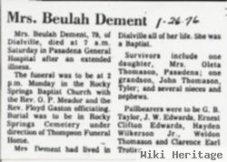 Beulah Mae Dement