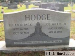 Joseph Willie "joe" Hodge, Jr