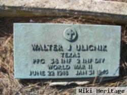 Pfc Walter J. Ulicnik