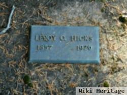 Leroy O. Hicks