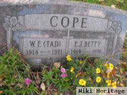 Elizbeth Jane "betty" Hanna Cope