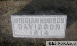 Mirriam Hudson Davidson