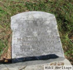 Sallie Jane "sallie" Little Rich