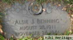 Alsie J. Benning