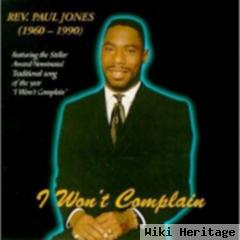 Rev Paul Jones