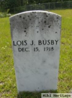 Lois Jones West Busby