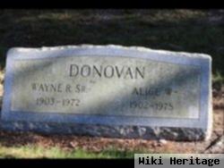 Wayne Richard Donovan, Sr