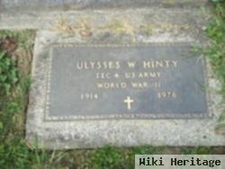 Ulysses W "buck" Hinty