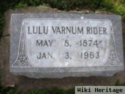 Lulu Varnum Rider