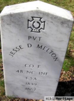 Pvt Jesse D. Melton