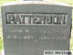 Mary M Patterson