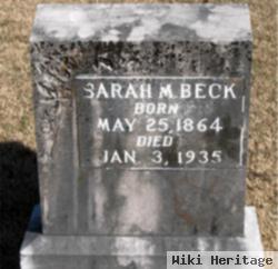 Sarah Melissa Walker Beck