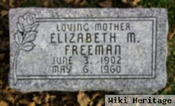 Elizabeth M Freeman