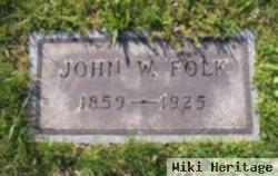 John W Folk