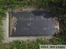 Marion E. Rowe