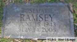 Rosemarie "terry" Otke Ramsey