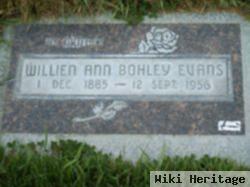 Willien Ann Bohley Evans