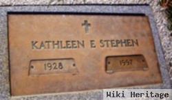 Kathleen E Stephen