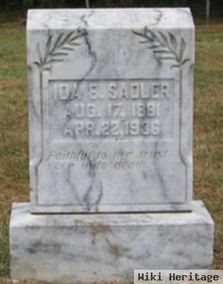 Ida Bell Sadler Sadler