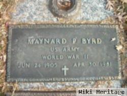 Maynard P Byrd