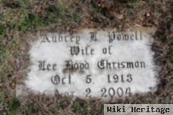 Aubrey L. Powell Chrismon