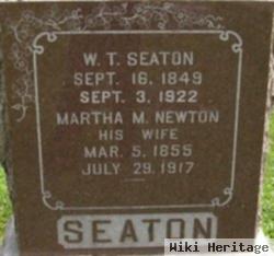 Martha M Newton Seaton