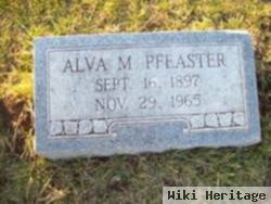 Alva Murl "alvie" Pfeaster