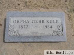 Orpha Gehr Rule