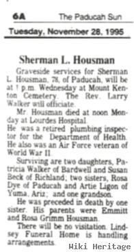 Sherman Leon Housman