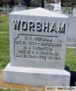 Margaret Jane Thompson Worsham