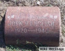 John H English