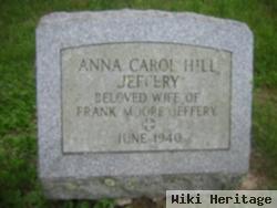 Anna Carol Hill Jeffery