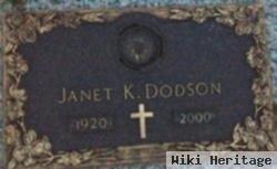 Janet K Dodson