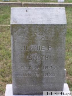 Jane P "jennie" Hooe Smith