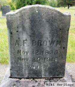 A. F. Brown