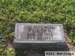 June Buckingham Foster