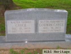 Mrs Mattie Elizabeth Godwin Cayce