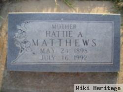 Hattie A Matthews