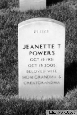 Jeanette T Powers