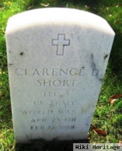 Clarence D Short