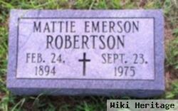 Mattie Emerson Robertson