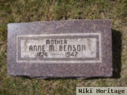 Anne M Benson