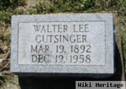 Walter Lee Cutsinger