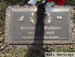 Bertha E. Barnes Watkins