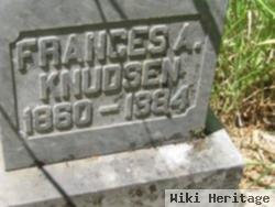 Frances A "fanny" Burrill Knudsen